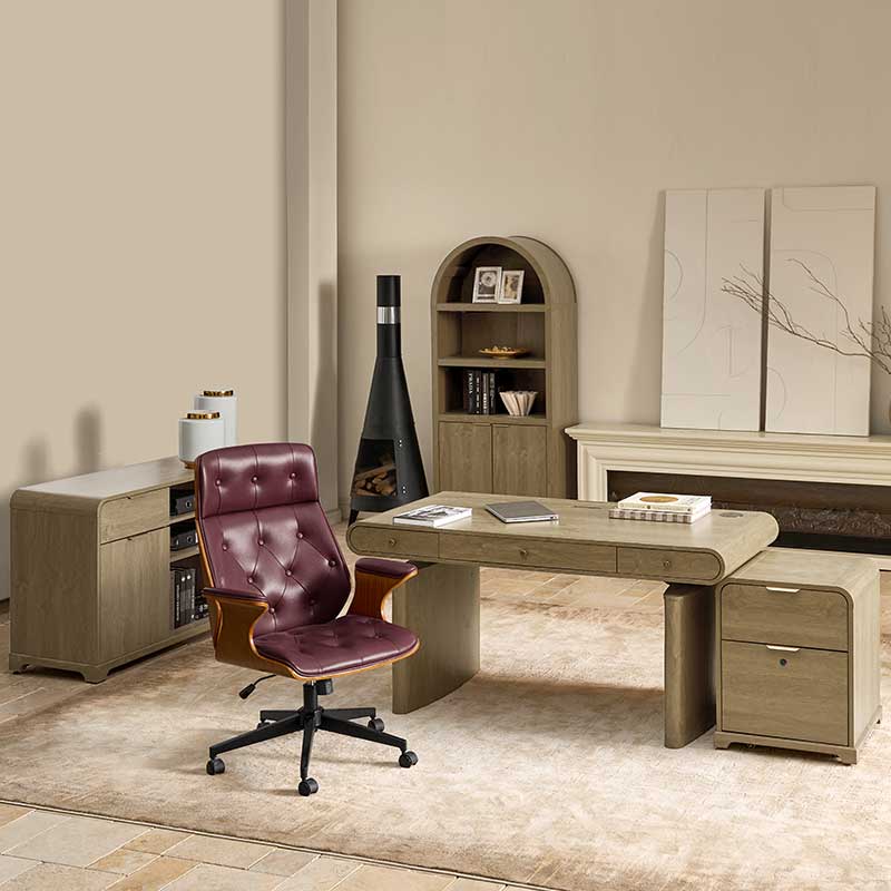 Louise 5-Piece Modern Electric Adjustable Home Office Set - Image 12