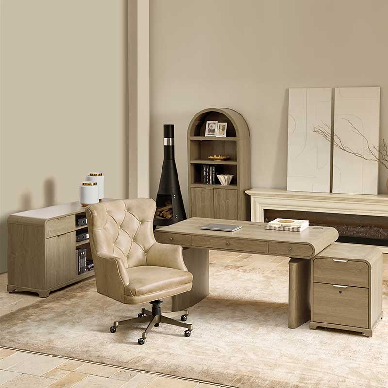 Louise 5-Piece Modern Electric Adjustable Home Office Set - Image 19
