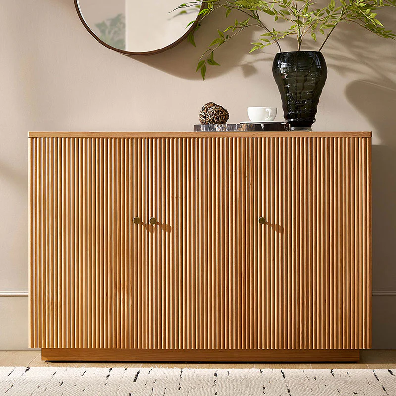 Mack Modern Fluted Solid Wood Sideboard with Elegant Storage Solution - Image 11