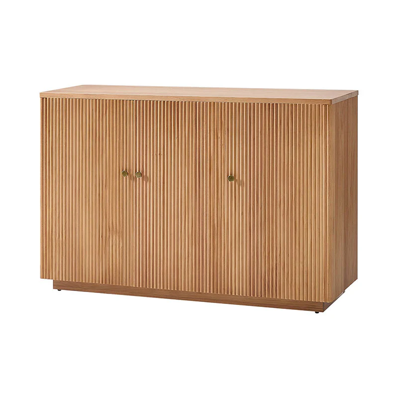 Mack Modern Fluted Solid Wood Sideboard with Elegant Storage Solution - Image 15