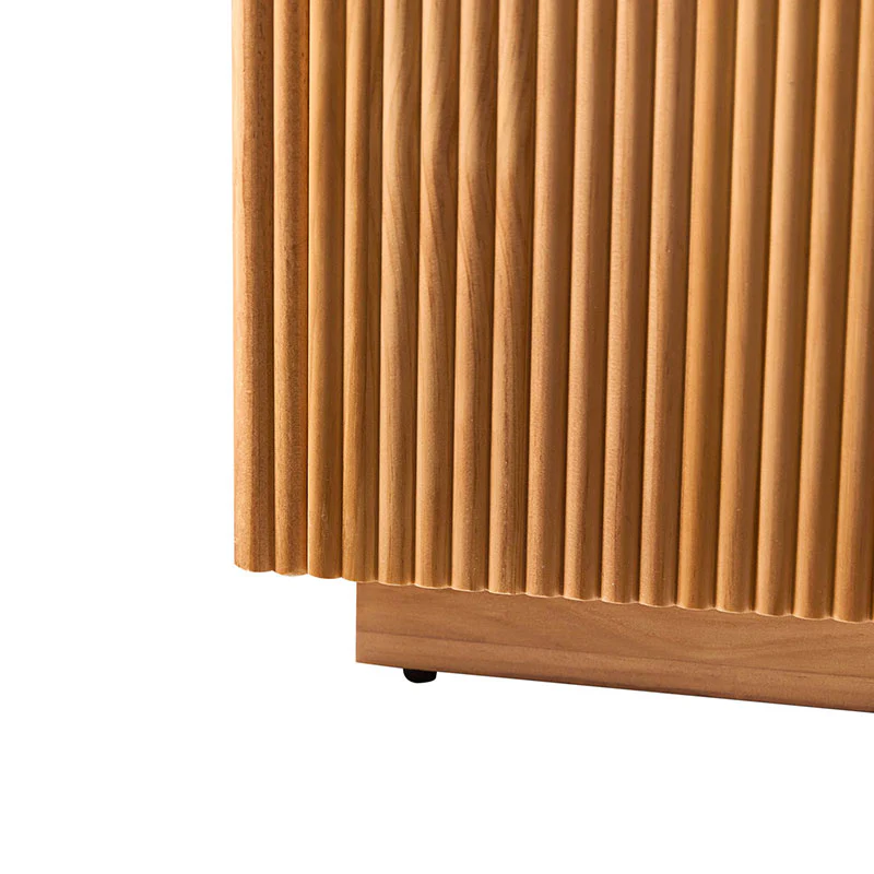 Mack Modern Fluted Solid Wood Sideboard with Elegant Storage Solution - Image 17