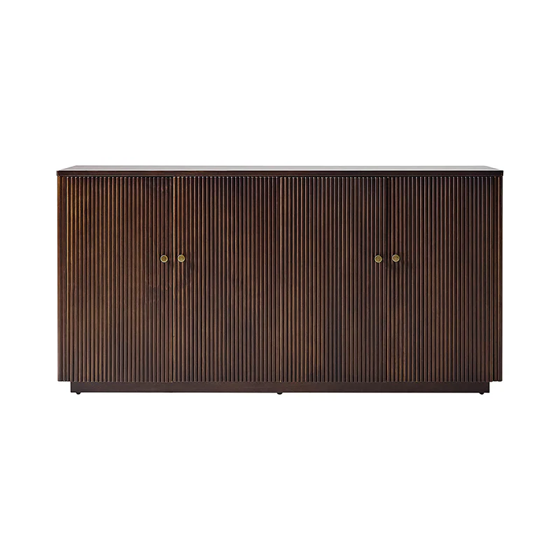Mack Modern Fluted Solid Wood Sideboard with Elegant Storage Solution - Image 23