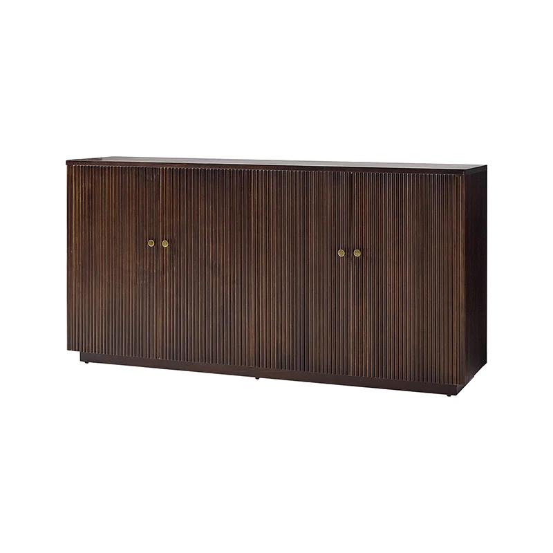 Mack Modern Fluted Solid Wood Sideboard with Elegant Storage Solution - Image 24