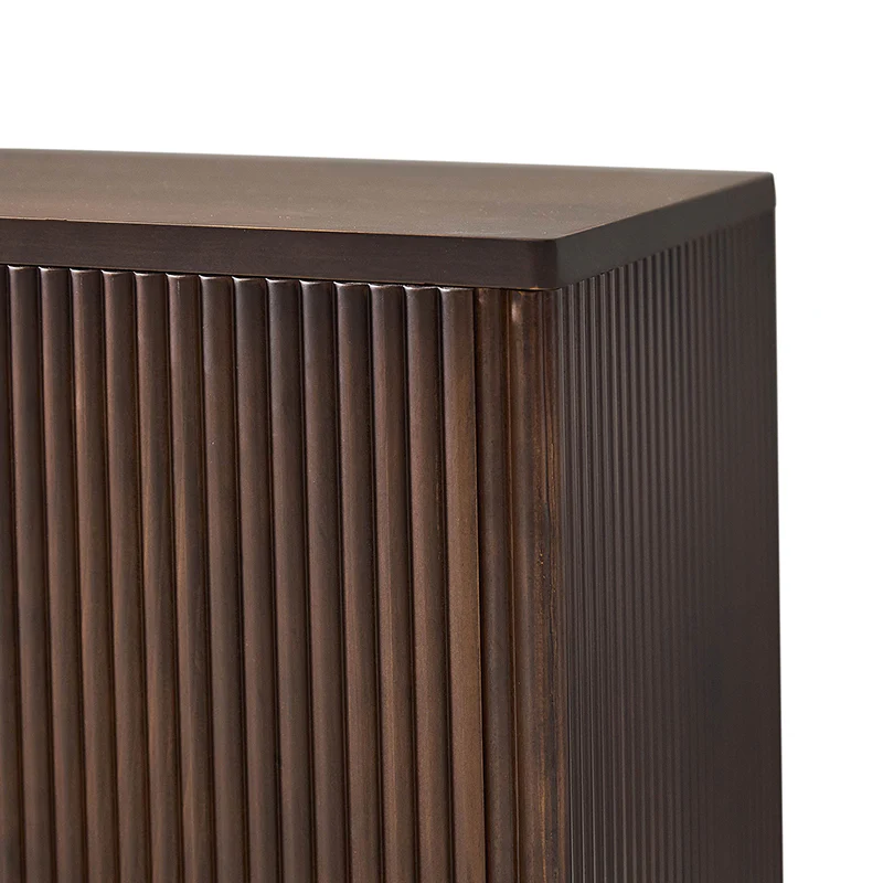 Mack Modern Fluted Solid Wood Sideboard with Elegant Storage Solution - Image 26