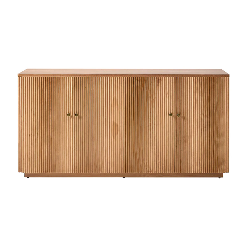 Mack Modern Fluted Solid Wood Sideboard with Elegant Storage Solution - Image 32
