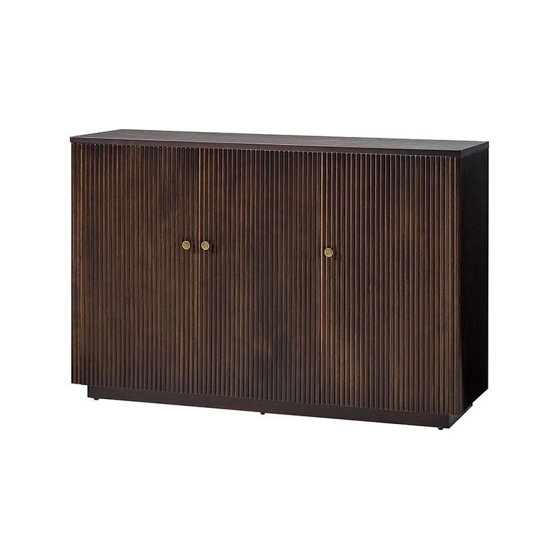 Mack Modern Fluted Solid Wood Sideboard with Elegant Storage Solution - Image 6