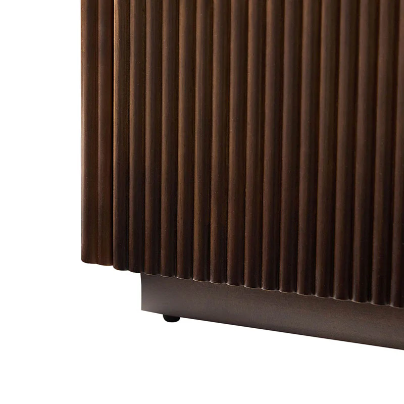 Mack Modern Fluted Solid Wood Sideboard with Elegant Storage Solution - Image 8