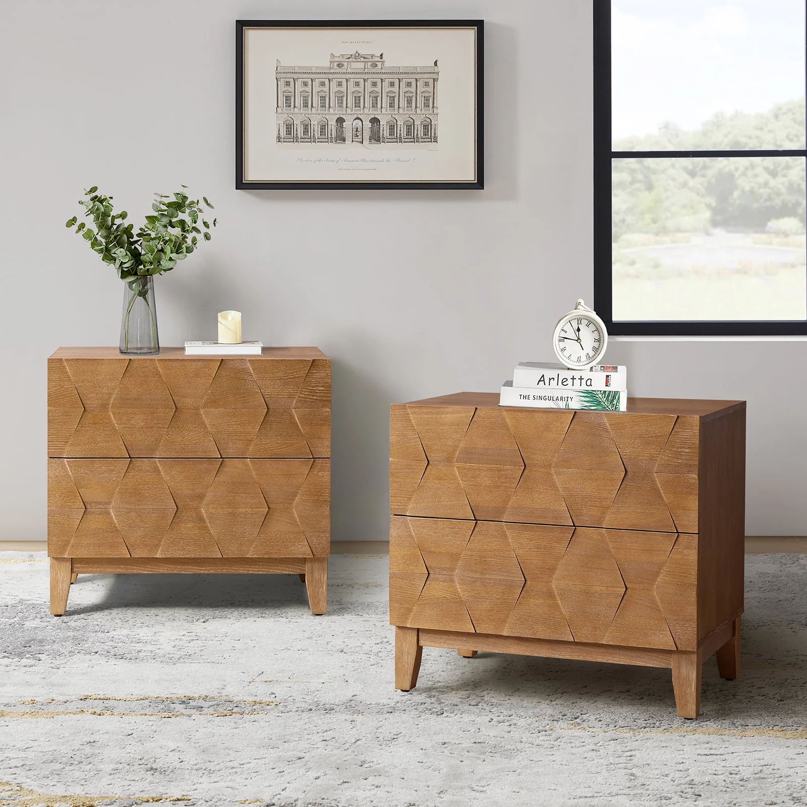 Kamu 2 - Drawer End Table with Built-in Outlets(Optional Types) - Image 46