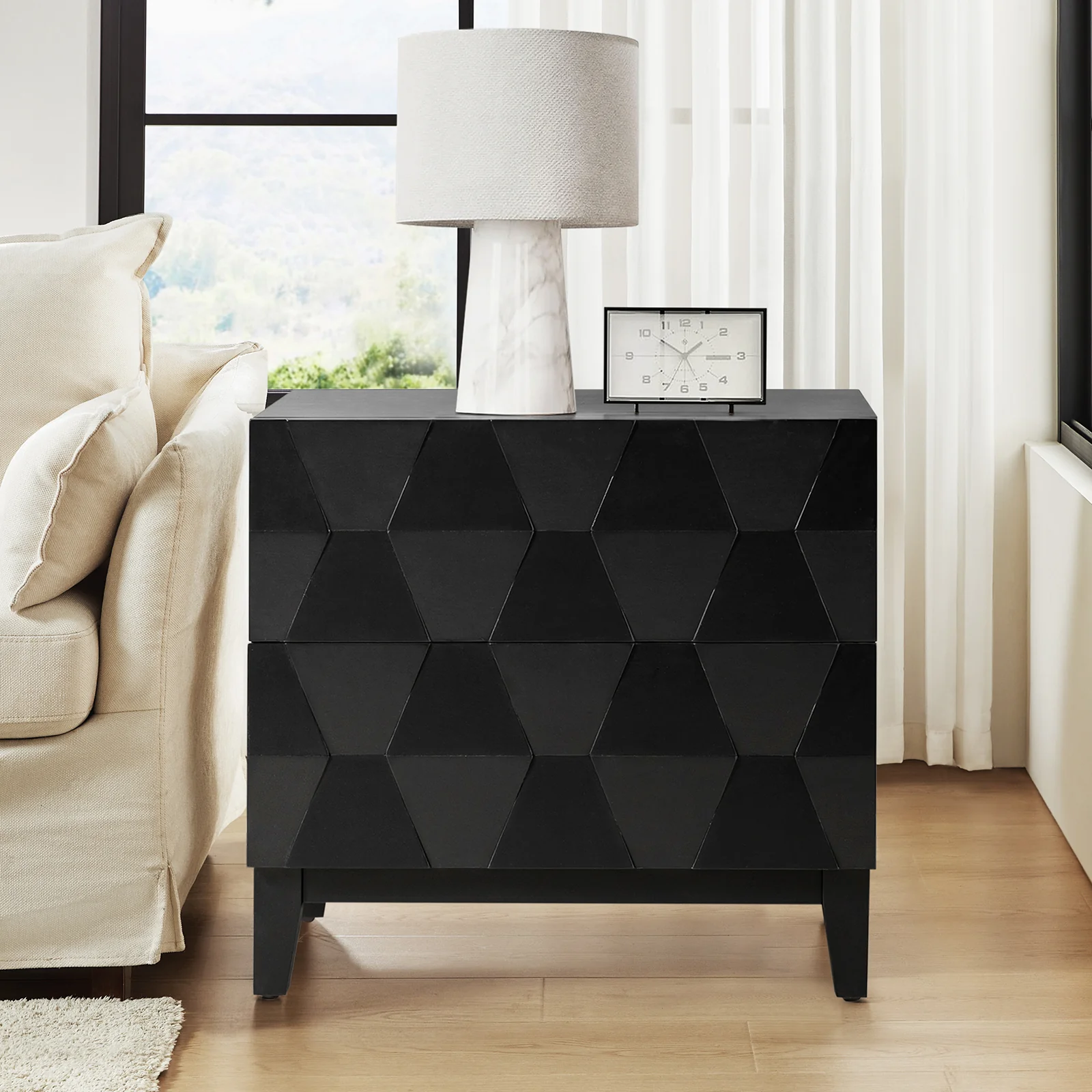 Kamu 2 - Drawer End Table with Built-in Outlets(Optional Types) - Image 8