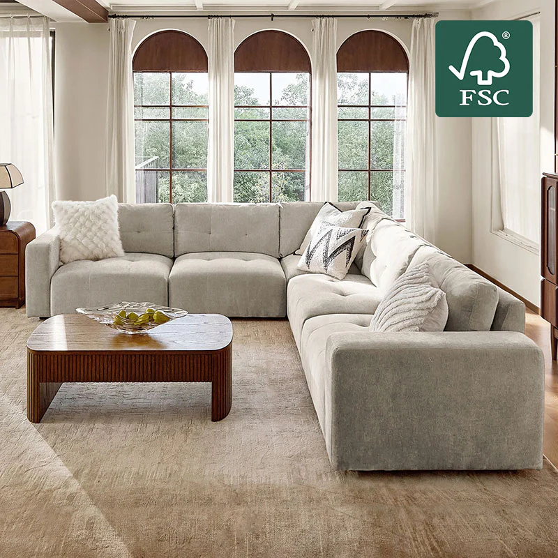 Memosa Deep-Seat Modular Sectional Sofa with Memory Foam — Modern Living Comfort - Image 15