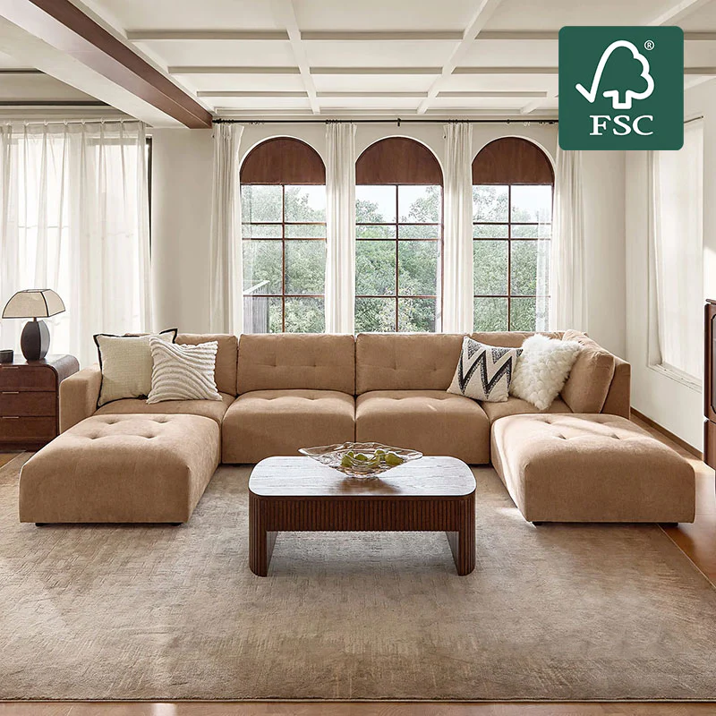 Memosa Deep-Seat Modular Sectional Sofa with Memory Foam — Modern Living Comfort - Image 23