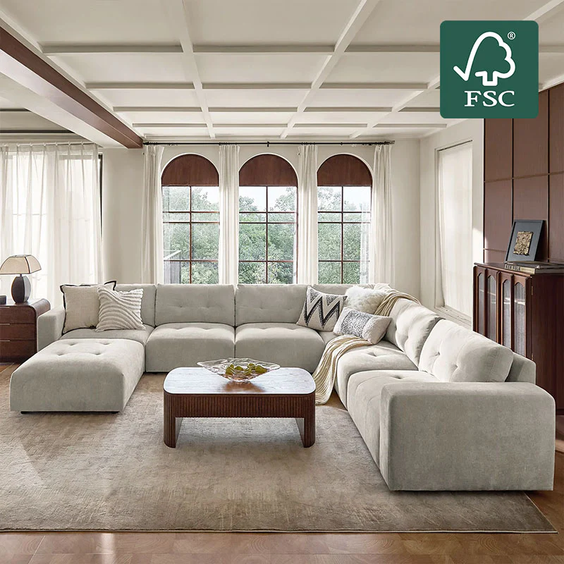 Memosa Deep-Seat Modular Sectional Sofa with Memory Foam — Modern Living Comfort - Image 48