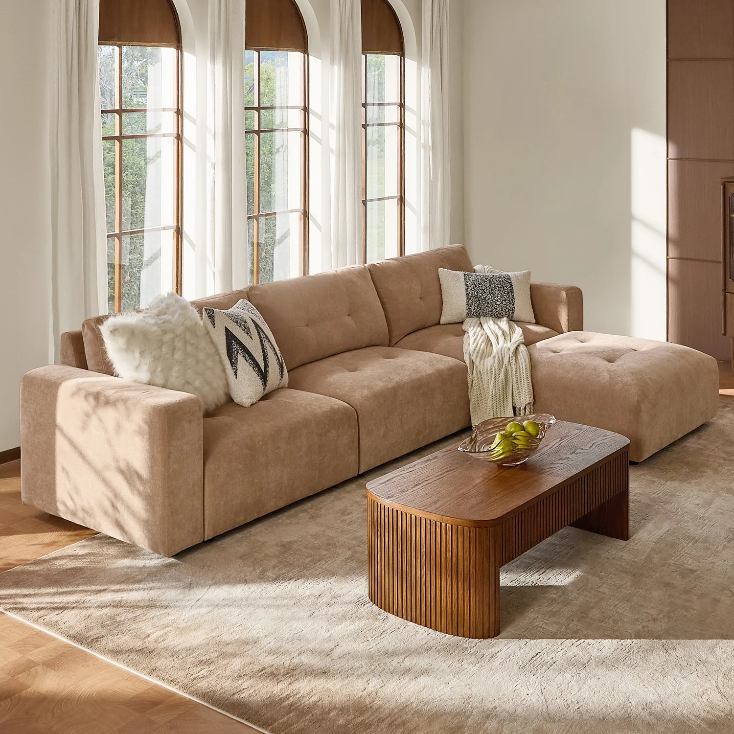 Memosa Deep-Seat Modular Sectional Sofa with Memory Foam — Modern Living Comfort - Image 57