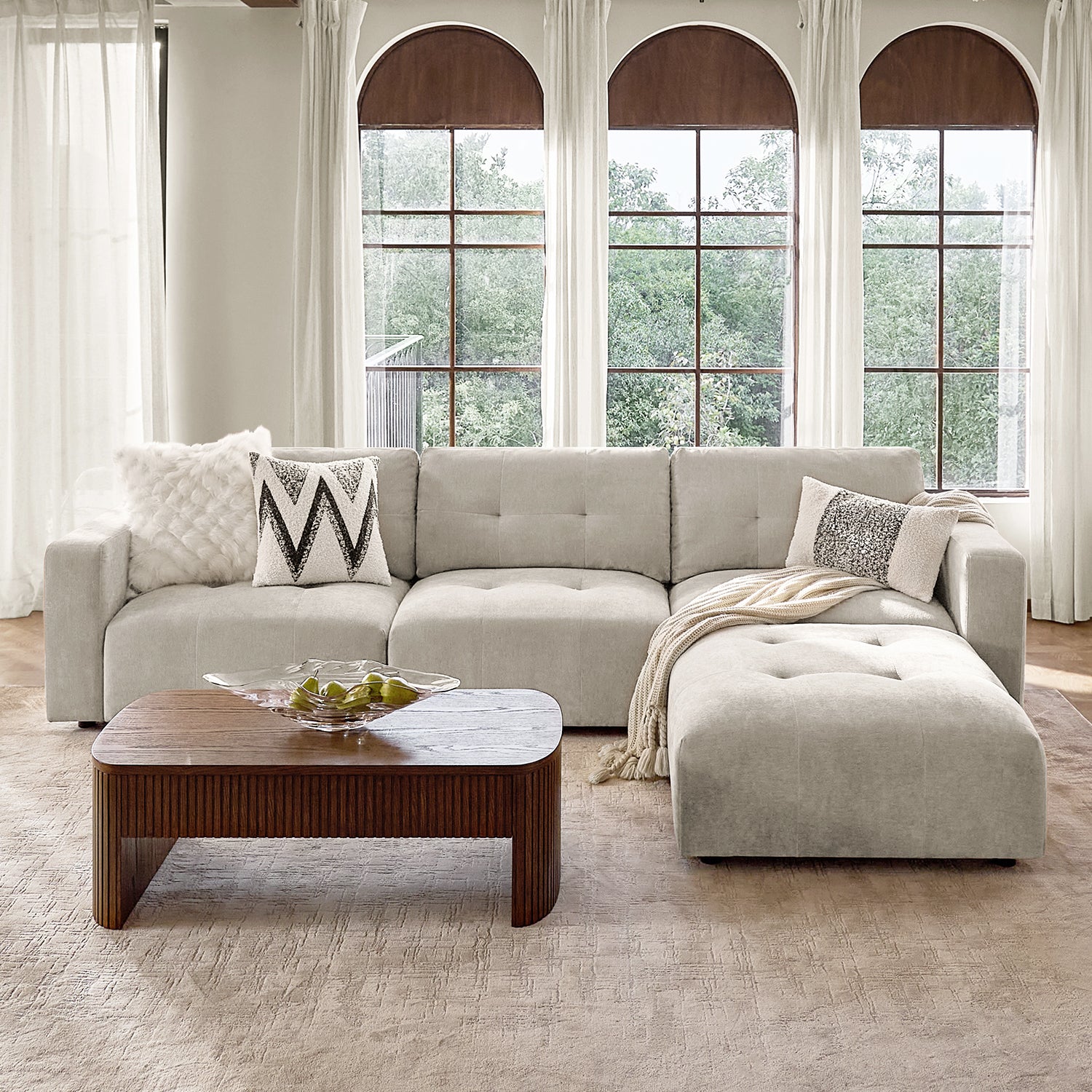 Memosa Deep-Seat Modular Sectional Sofa with Memory Foam — Modern Living Comfort - Image 61
