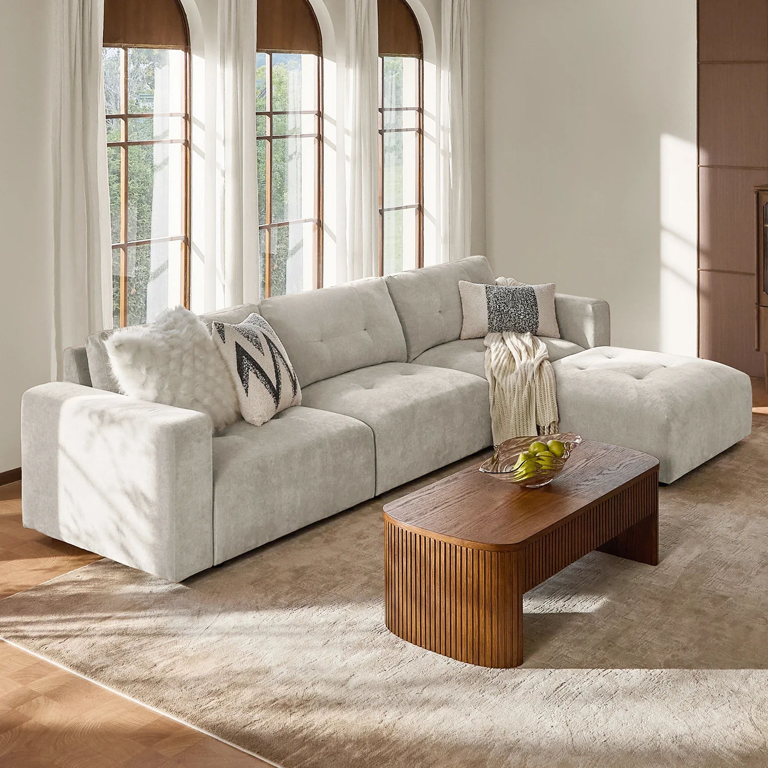 Memosa Deep-Seat Modular Sectional Sofa with Memory Foam — Modern Living Comfort - Image 62