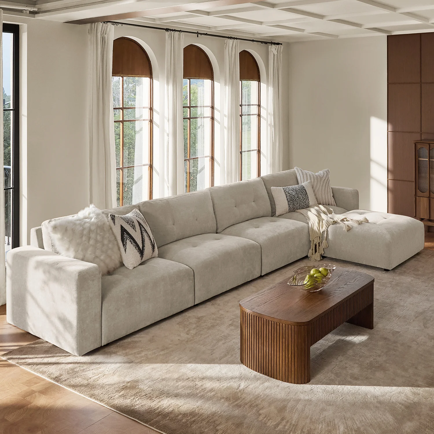Memosa Deep-Seat Modular Sectional Sofa with Memory Foam — Modern Living Comfort - Image 67