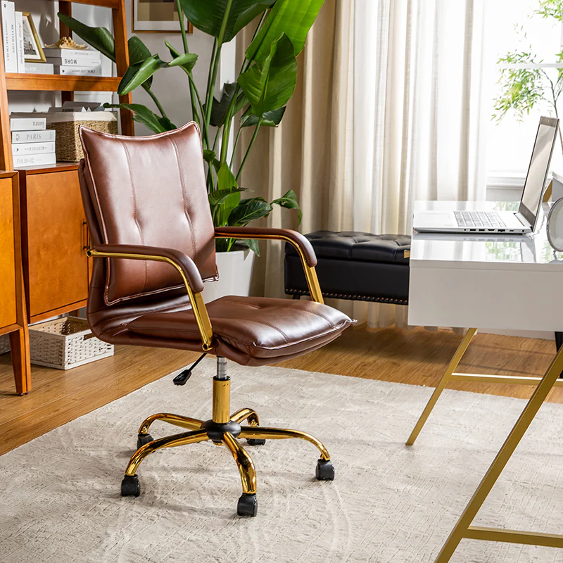 Michele Vegan Leather Task Accent Chair - Image 20