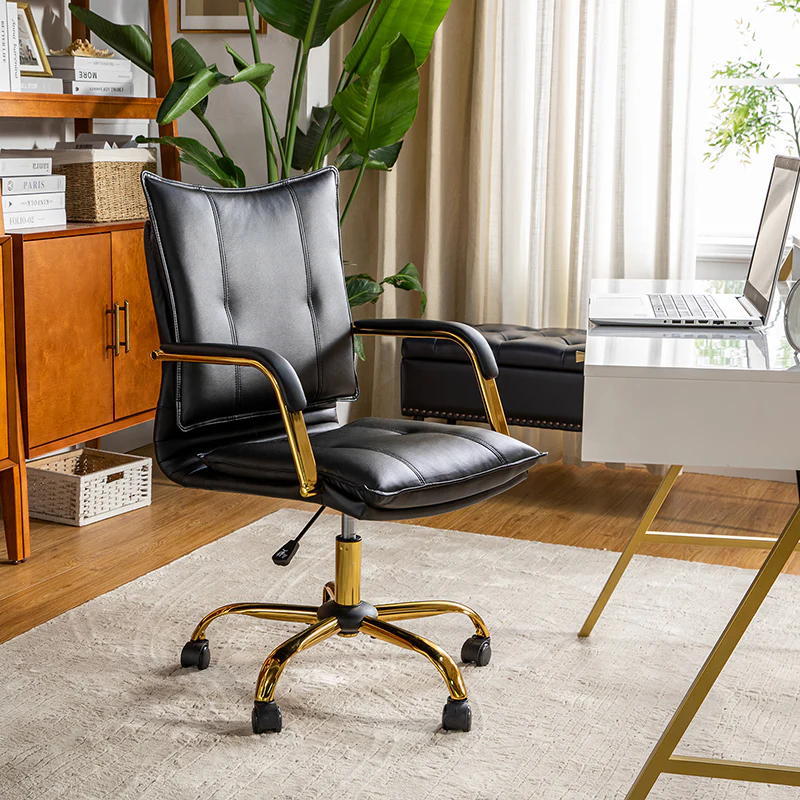 Michele Vegan Leather Task Accent Chair - Image 29