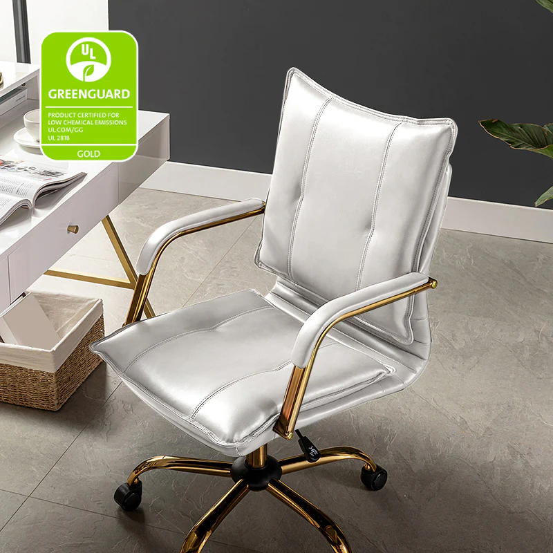 Michele Vegan Leather Task Accent Chair - Image 47