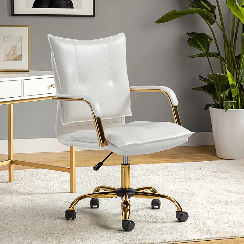 Michele Vegan Leather Task Accent Chair - Image 49