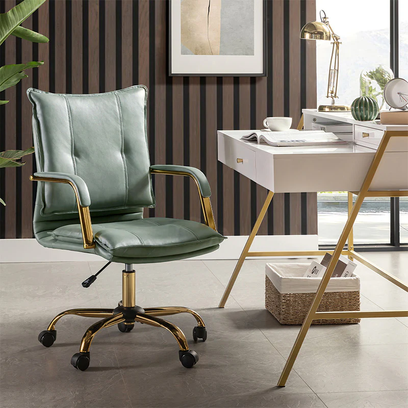 Michele Vegan Leather Task Accent Chair - Image 55