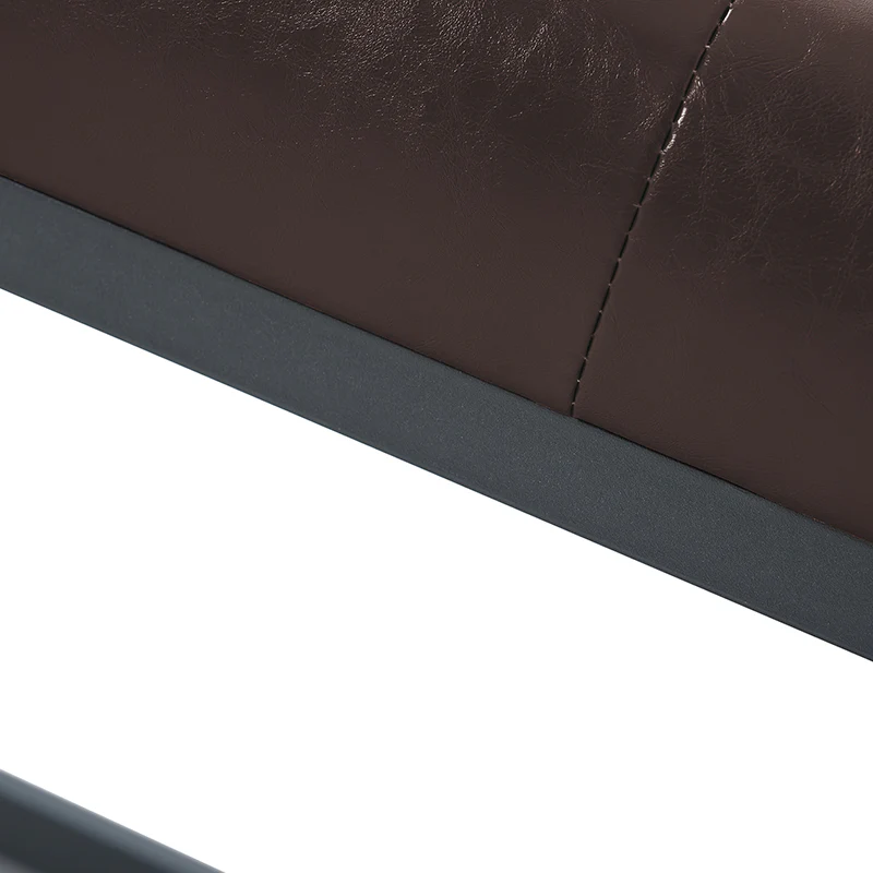 Amparo Mid-century Modern Bench with metal base - Image 14