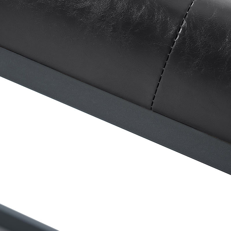 Amparo Mid-century Modern Bench with metal base - Image 23