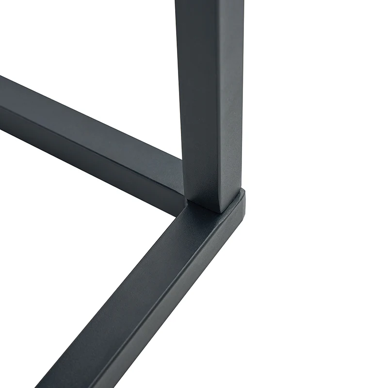 Amparo Mid-century Modern Bench with metal base - Image 7