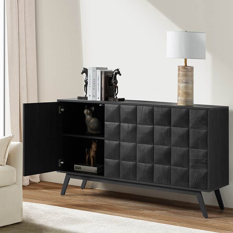 Werner Mid-century Modern Sideboard with Cable Management - Image 18