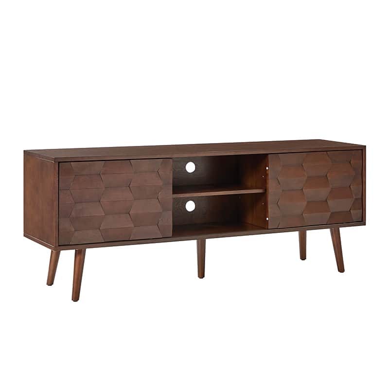 Velasco Mid-century Modern TV Stand with Built-in Cable Management - Image 12