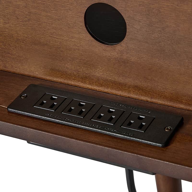 Velasco Mid-century Modern TV Stand with Built-in Cable Management - Image 15