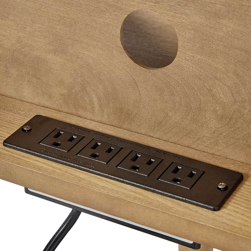 Velasco Mid-century Modern TV Stand with Built-in Cable Management - Image 7