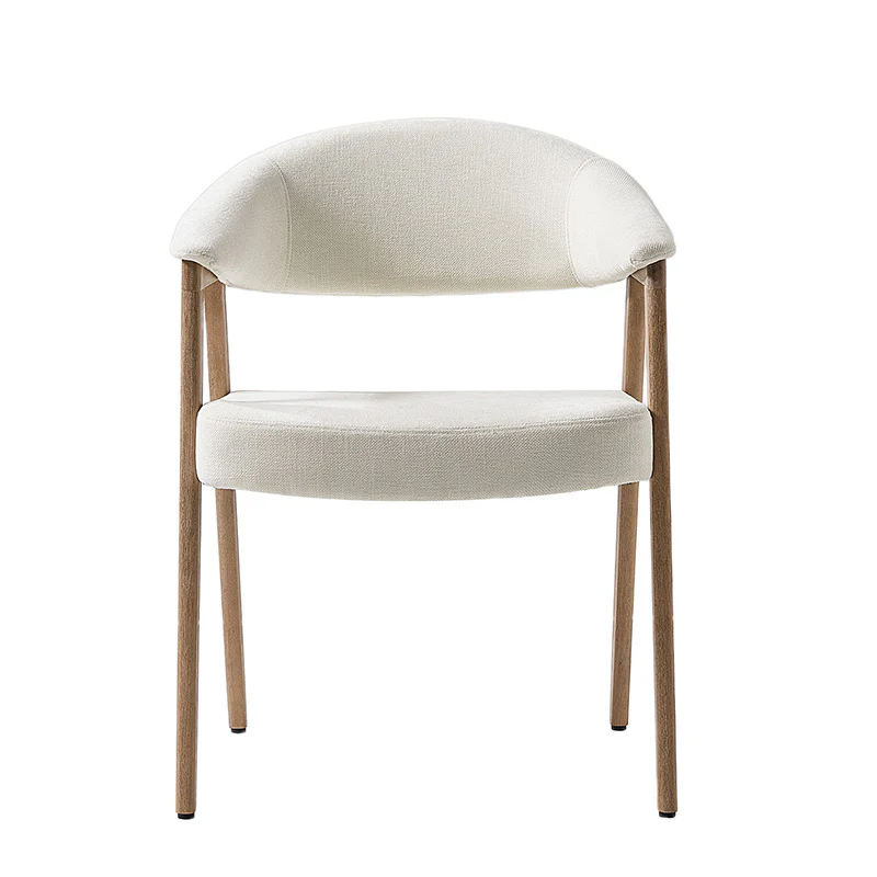 Elena Mid-Century Modern Upholstered Dining Chair with Solid Wood Legs,Set Of 2 - Image 14