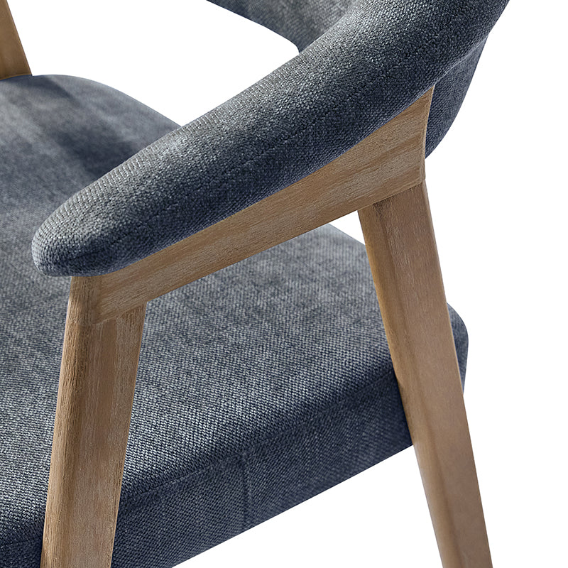 Elena Mid-Century Modern Upholstered Dining Chair with Solid Wood Legs,Set Of 2 - Image 40