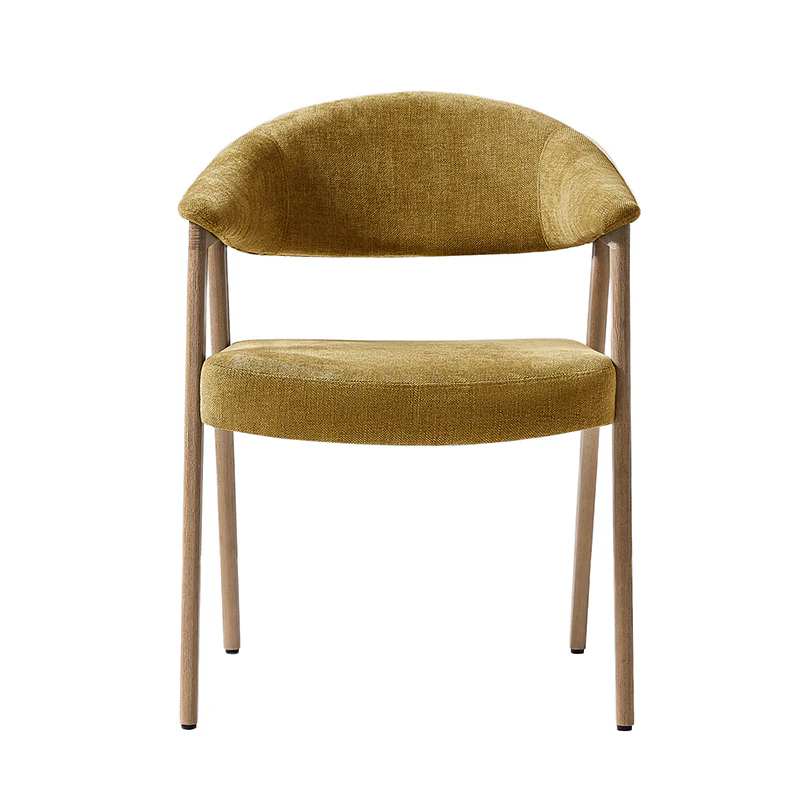 Elena Mid-Century Modern Upholstered Dining Chair with Solid Wood Legs,Set Of 2 - Image 45
