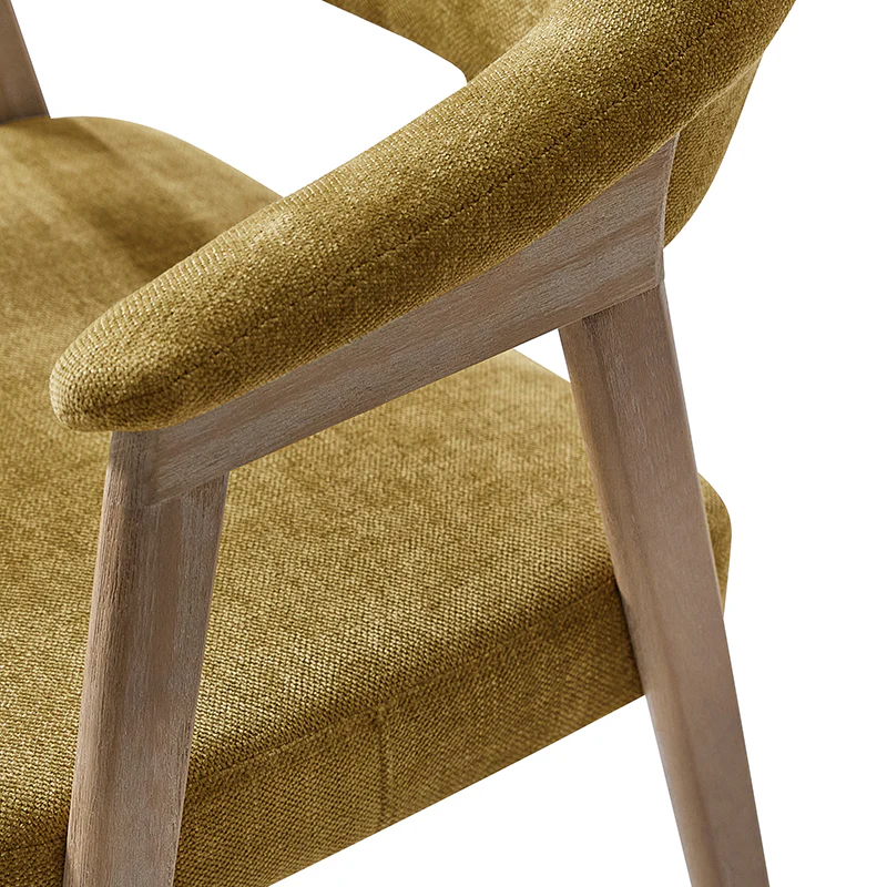 Elena Mid-Century Modern Upholstered Dining Chair with Solid Wood Legs,Set Of 2 - Image 48