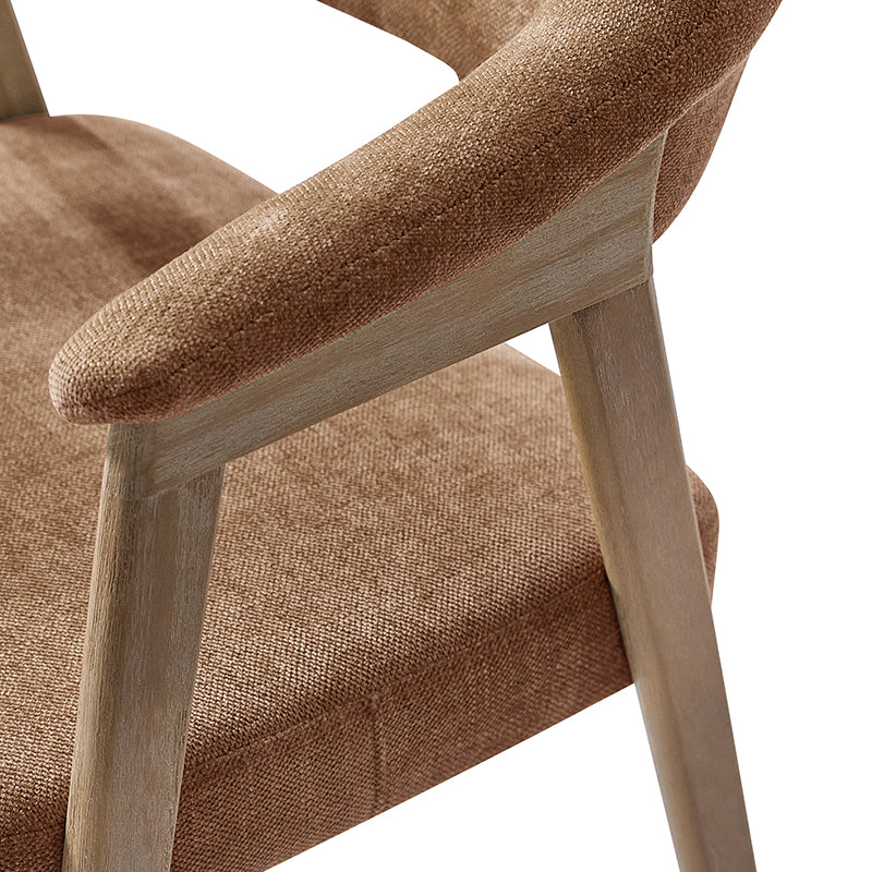 Elena Mid-Century Modern Upholstered Dining Chair with Solid Wood Legs,Set Of 2 - Image 56