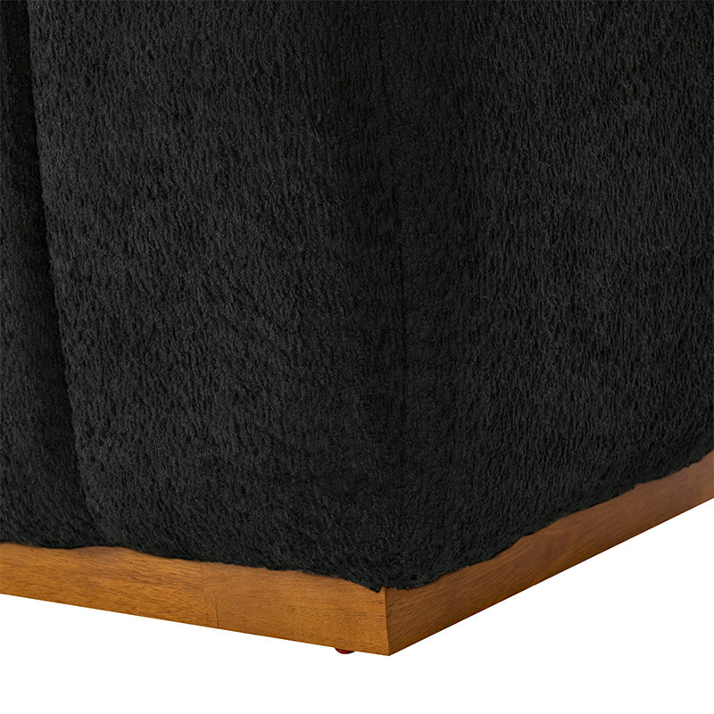 Modern Chenille Storage Bench - No-Assembly Upholstered Seat - Image 6