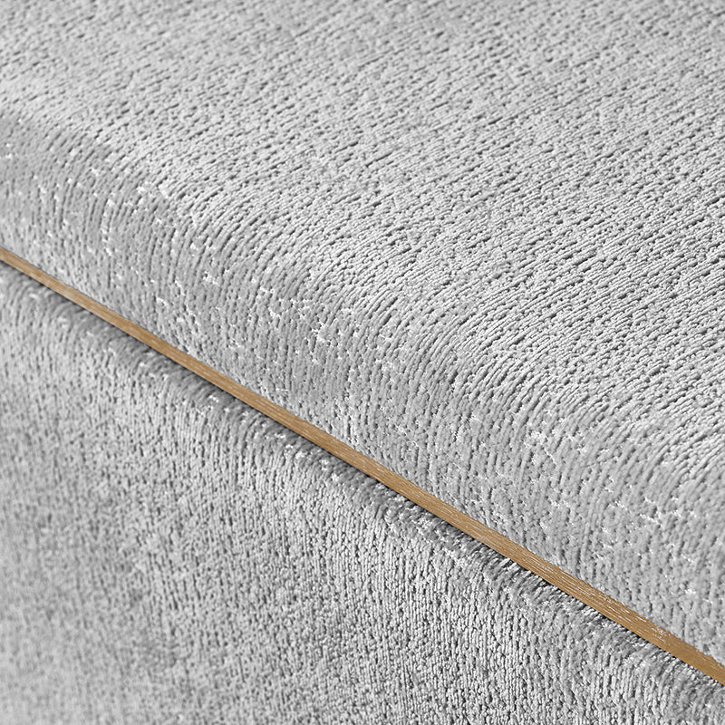 Modern Chenille Storage Bench with Hidden Seat Storage - Image 31