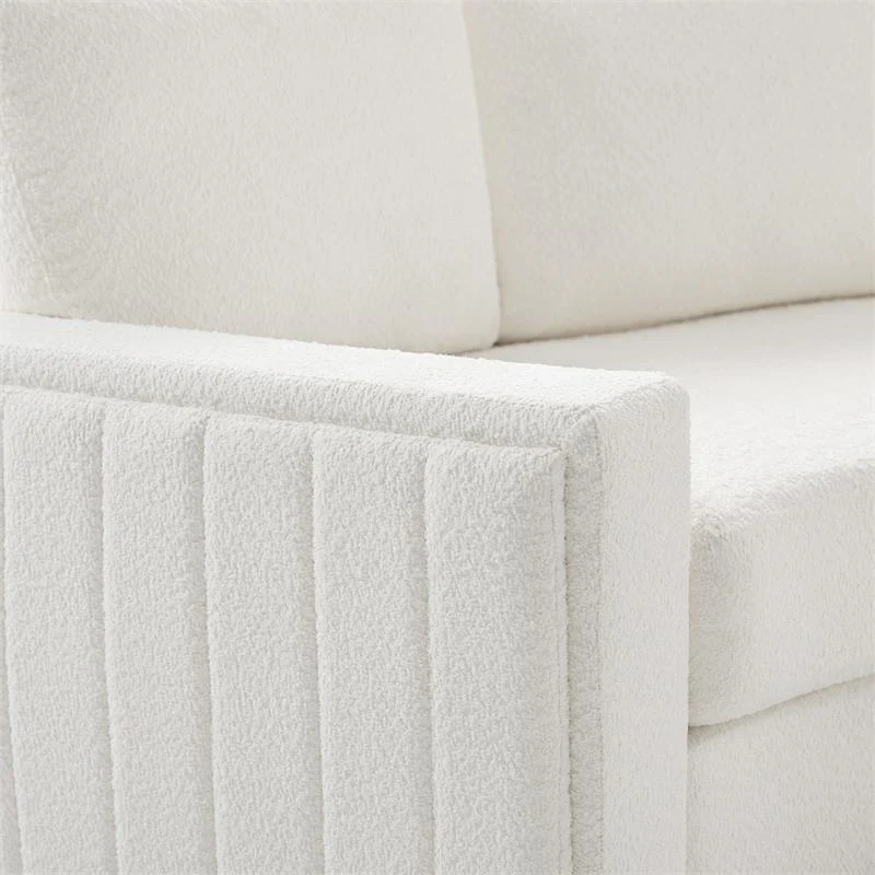 Aeris 138" Modern Curved Sectional Couch & Sofa With Curved Aesthetic - Image 6