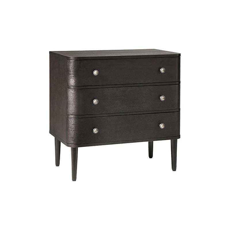 Modern End Table with Power Outlet & Curved Design - Image 13