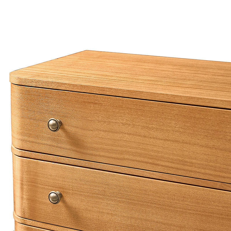 Modern End Table with Power Outlet & Curved Design - Image 22