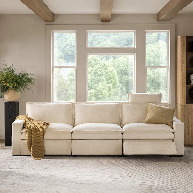 Modern Modular Power Reclining & Standing Coffee Table Living Room Set - Image 18