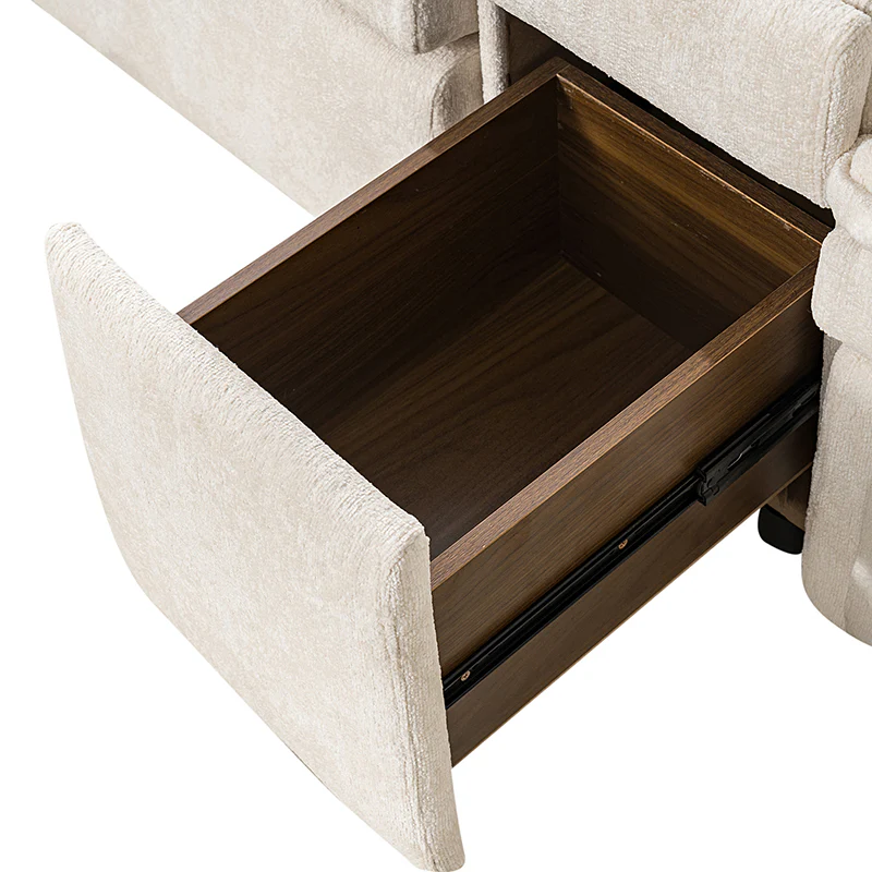 Modern Modular Power Reclining & Standing Coffee Table Living Room Set - Image 31