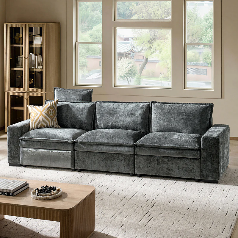 Modern Modular Power Reclining & Standing Coffee Table Living Room Set - Image 43