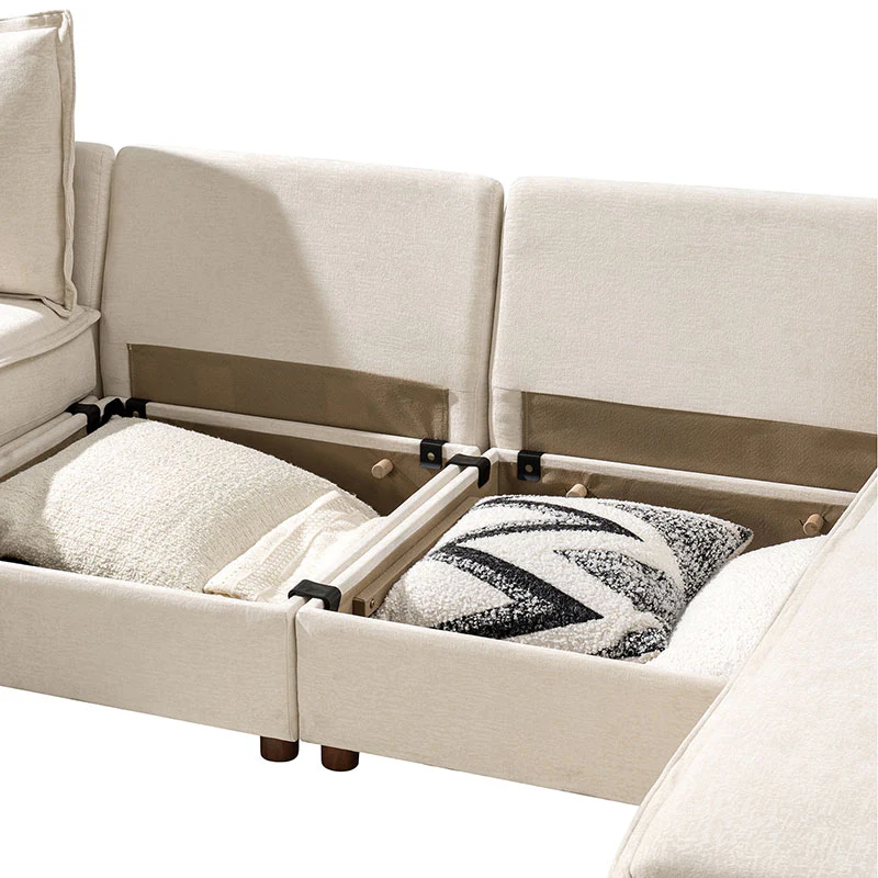 Diego Modern Modular 6-Seat Sectional Sofa with Chaise Lounge - Image 19
