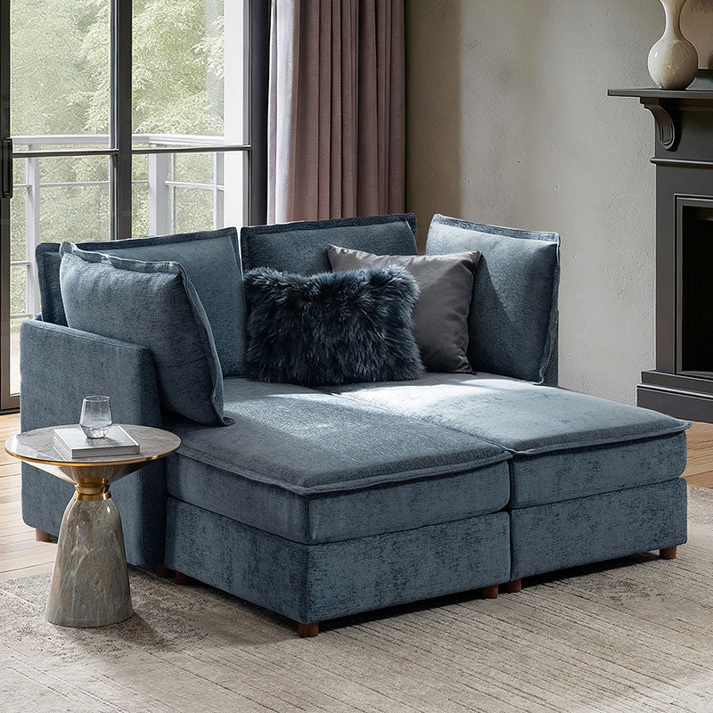 Diego Modern Modular 6-Seat Sectional Sofa with Chaise Lounge - Image 2
