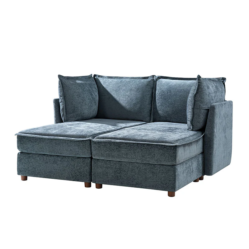 Diego Modern Modular 6-Seat Sectional Sofa with Chaise Lounge - Image 5