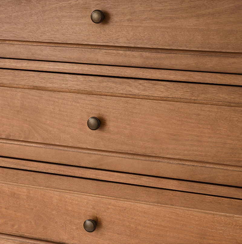 Mornay 4-Piece Transitional Solid Wood Bedroom Bundle with 6-Drawer Dresser - Image 10