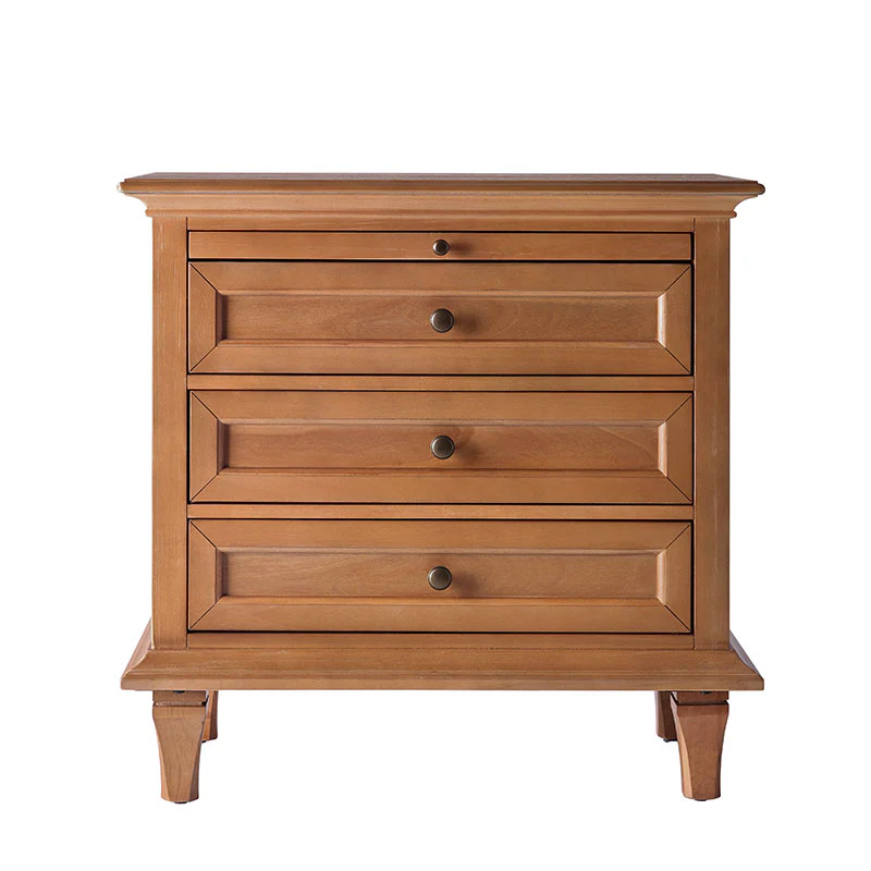Mornay Transitional Solid Wood 6-Drawer Dresser & 3-Drawer Nightstand - Image 12